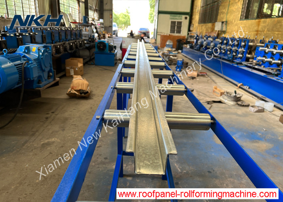 U20-50 Strut Channel Roll Forming Machine , Metal Stud Furring Channel Roll Forming Machine Metal Batten