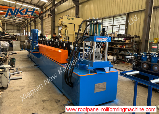 U20-50 Strut Channel Roll Forming Machine , Metal Stud Furring Channel Roll Forming Machine Metal Batten