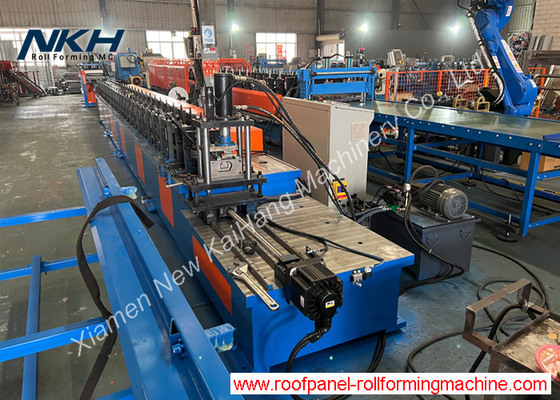 Steel Door Frame Roll Forming Machine with On-line Multi Punching Metal door making