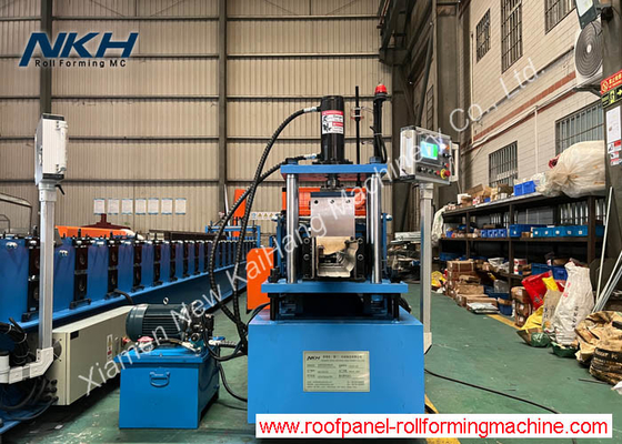 YX130-120 Water Gutter Roll Forming Machine with Hard Chrome Coated Roller