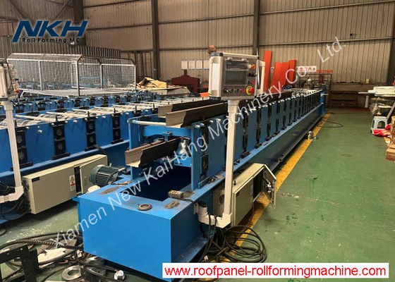 YX130-120 Water Gutter Roll Forming Machine with Hard Chrome Coated Roller