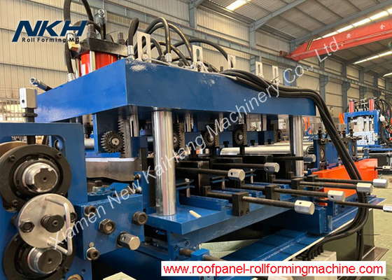 Customized Auto CZ Purlin Roll Forming Machines Pre Engineered Buildings One Machine For Multiple Products