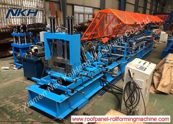 Customized Auto CZ Purlin Roll Forming Machines Pre Engineered Buildings One Machine For Multiple Products