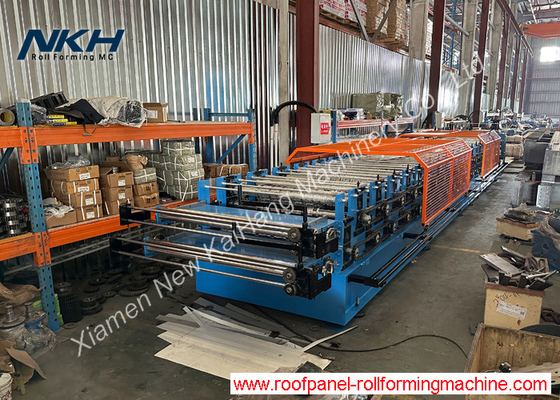 Dual Roll Forming Machine Double layers Roll Forming Machine One machine with two profiles