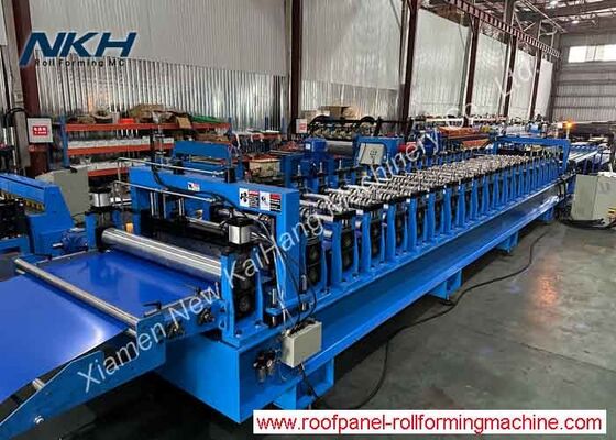 High Speed Roof Panel Roll Forming Machine with Stacker Roof making machine