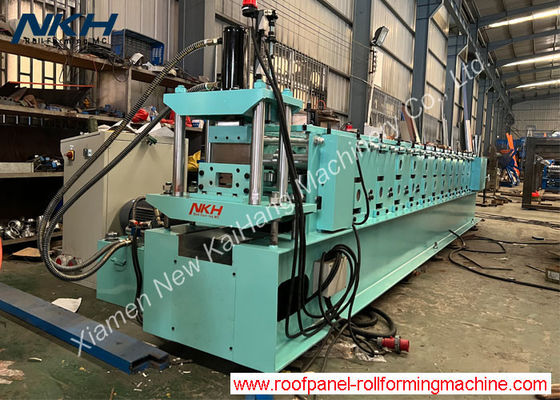 কেনা 100mm উচ্চতা স্টাড, 1.60mm পুরু রোল ফর্মিং মেশিন ব্লু মেটাল শিট তৈরি, স্বয়ংক্রিয় উত্পাদন online manufacture