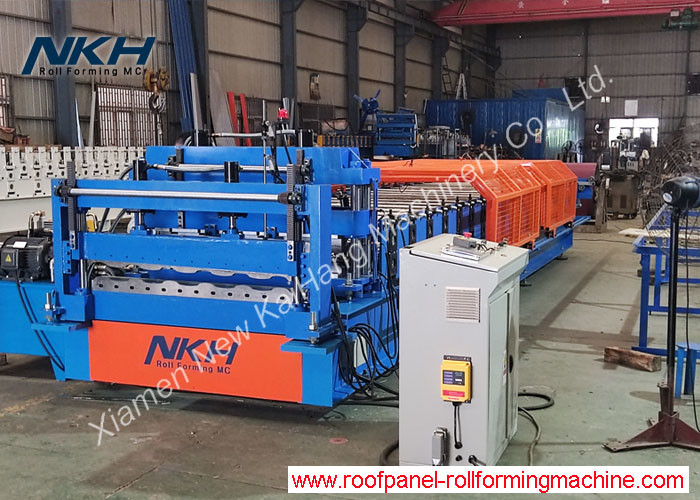 YX22-211-1105 Roof Tile Roll Forming Machine Metal Roofing Machine Servo motor driving