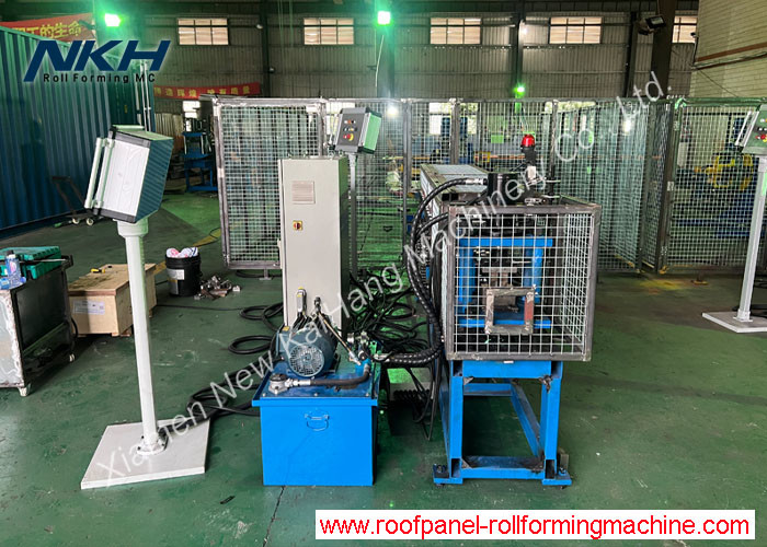 Kick Rail Roll Forming Machine Stud Track Channel Roll Forming Equipment For Metal Building